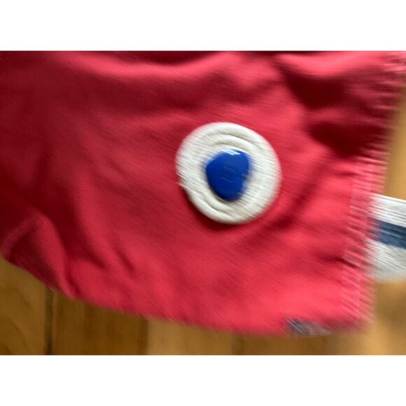 Lauren Ralph Lauren red canvas mini tote bag y2k - Picture 2 of 7